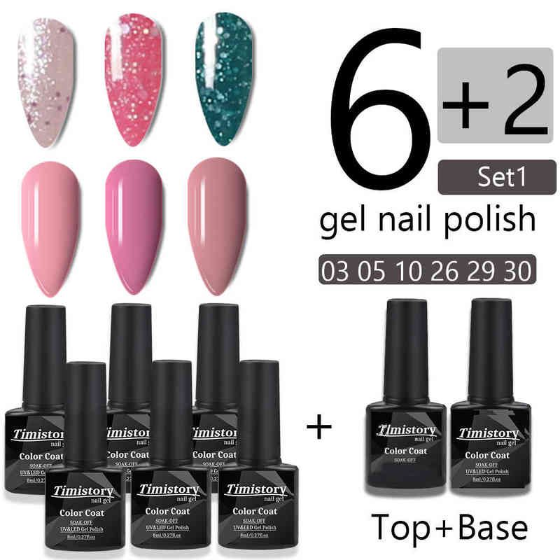 6 Farben Gel Set1