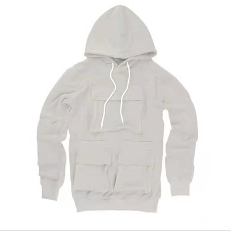 Grijze witte hoodies