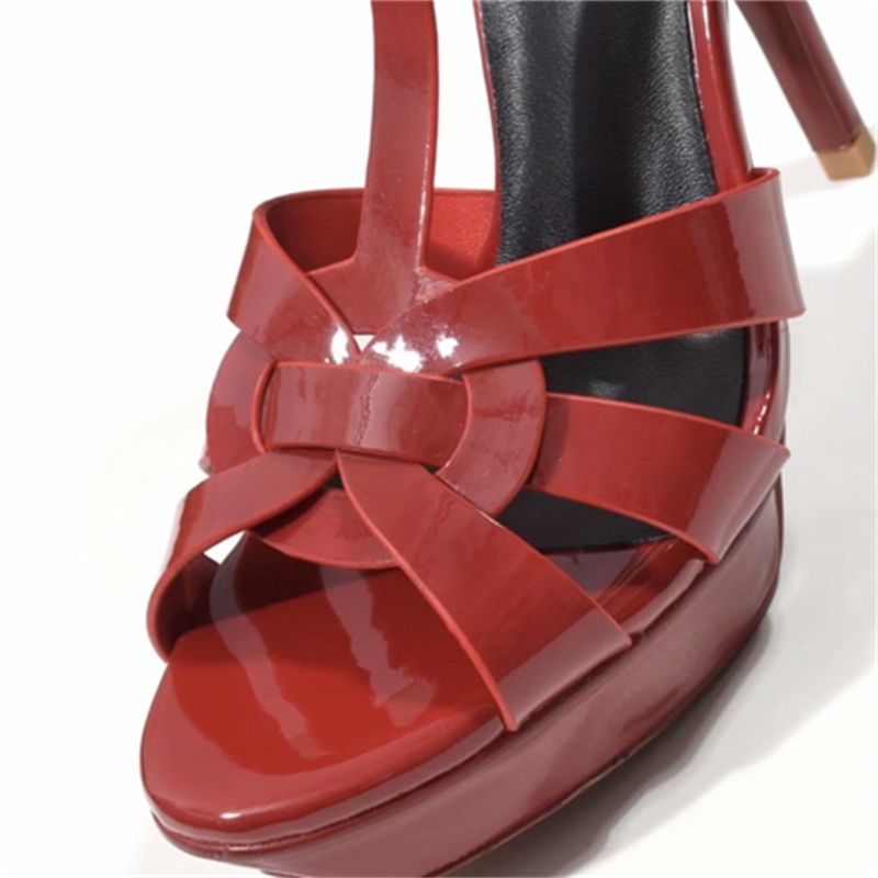 patent leather-red