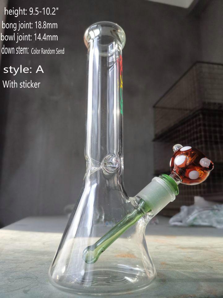 10&quot; bong: style A with sticker