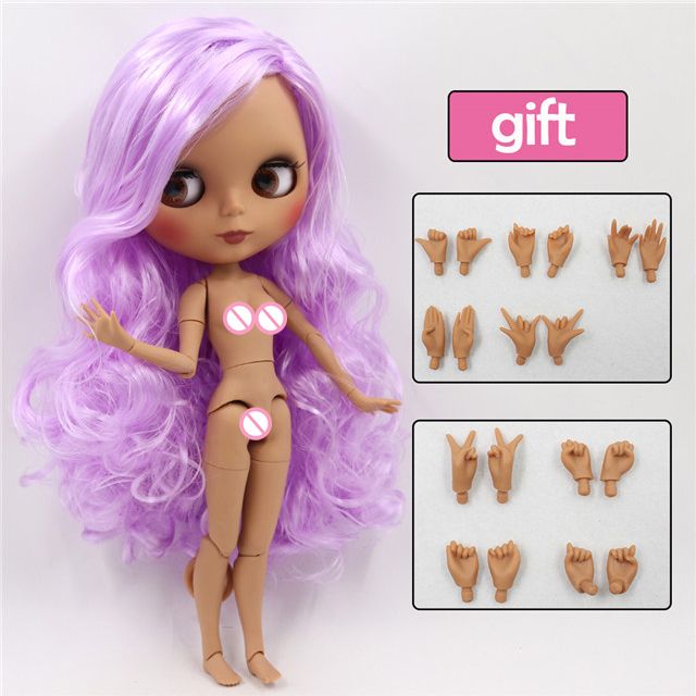 Dark Matte Face-30 cm Nude Doll8