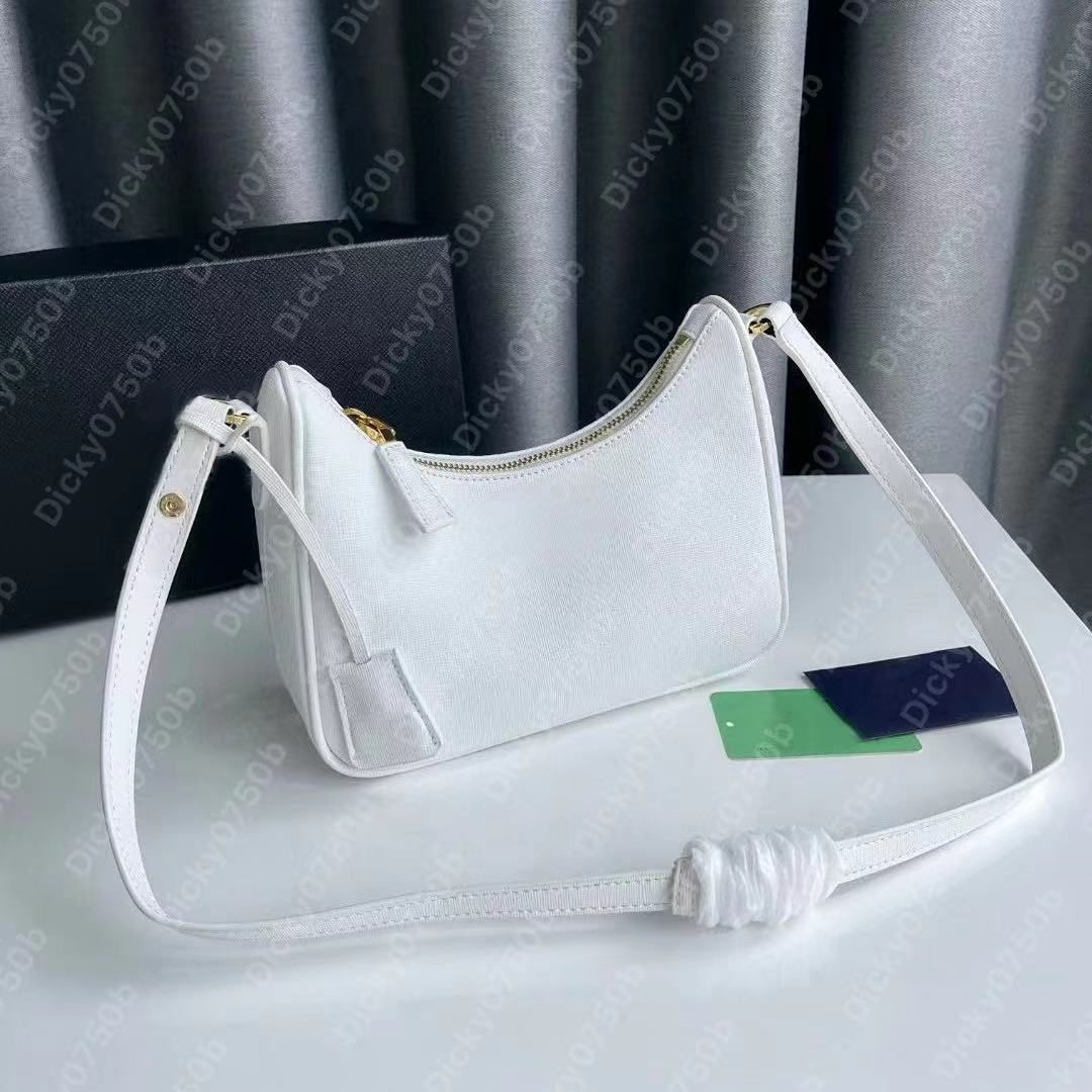 leather hobo white