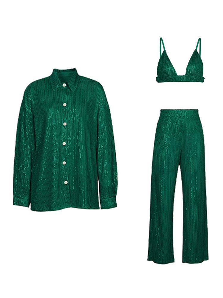 grüner Anzug