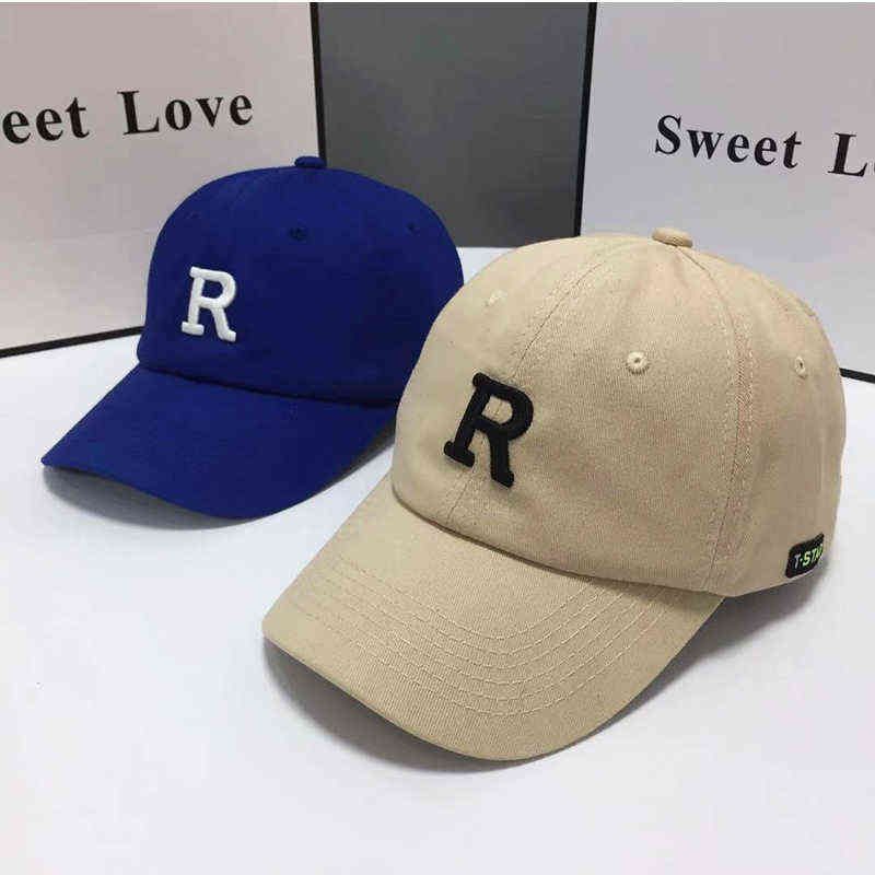 Diseñador moda Letra R mujeres sombreros gorras de béisbol bordado snapback sombreros para mujeres