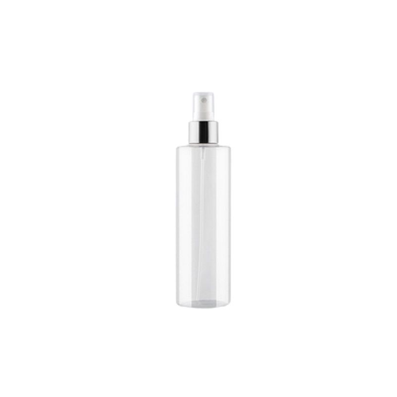 Clear Bottle Silver Collar