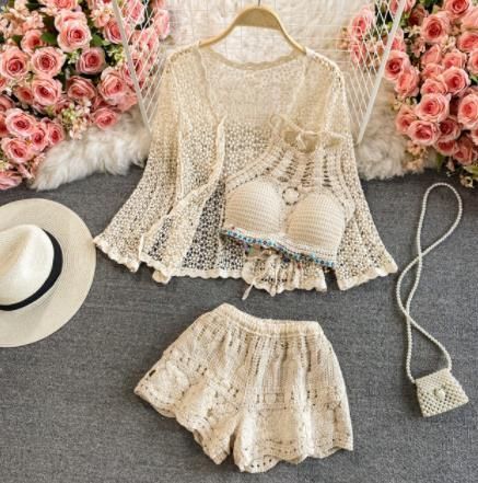 3pcs set beige e