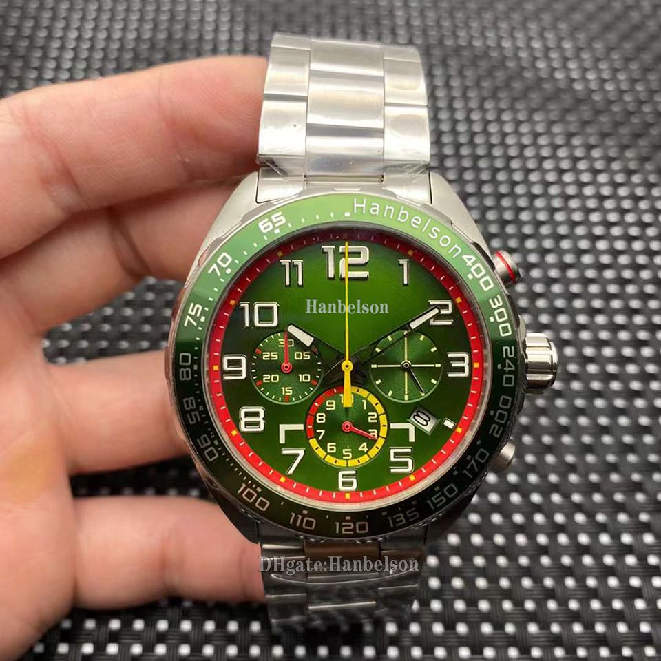 Style 2 Green Dial (Steel Strap)