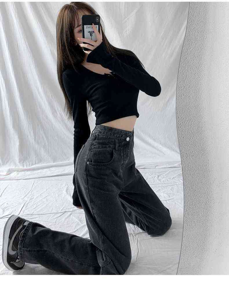 Черные серые джинсы