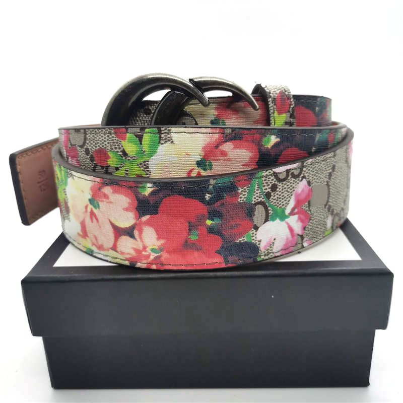 2red Flower + Grey Buckle