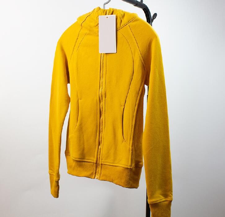 Sweat à capuche jaune