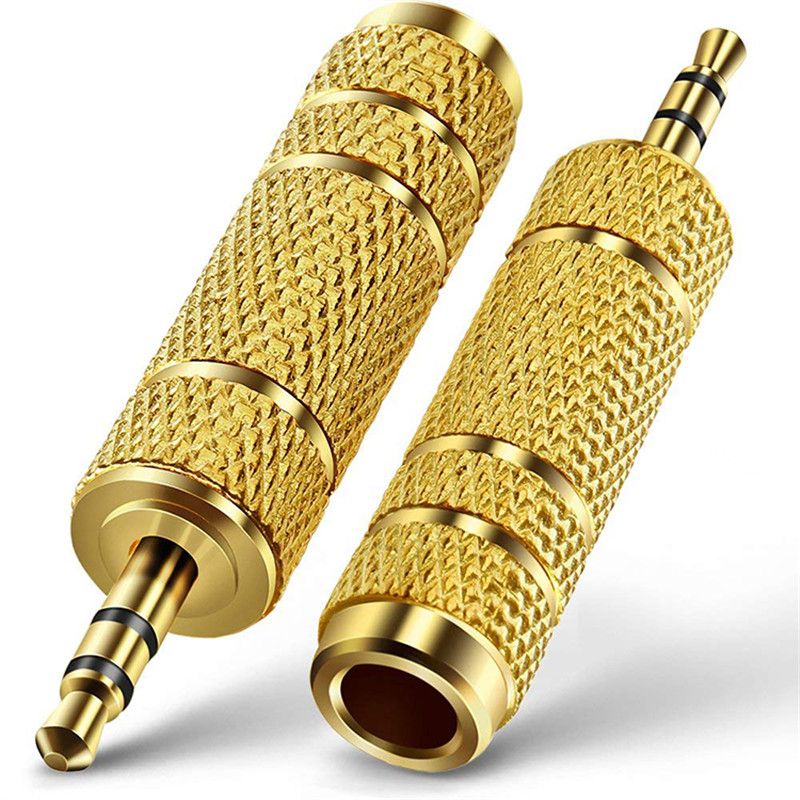 3.5mm To 6.35mm Audio Adapter Connector Earphone Amplifier Audio