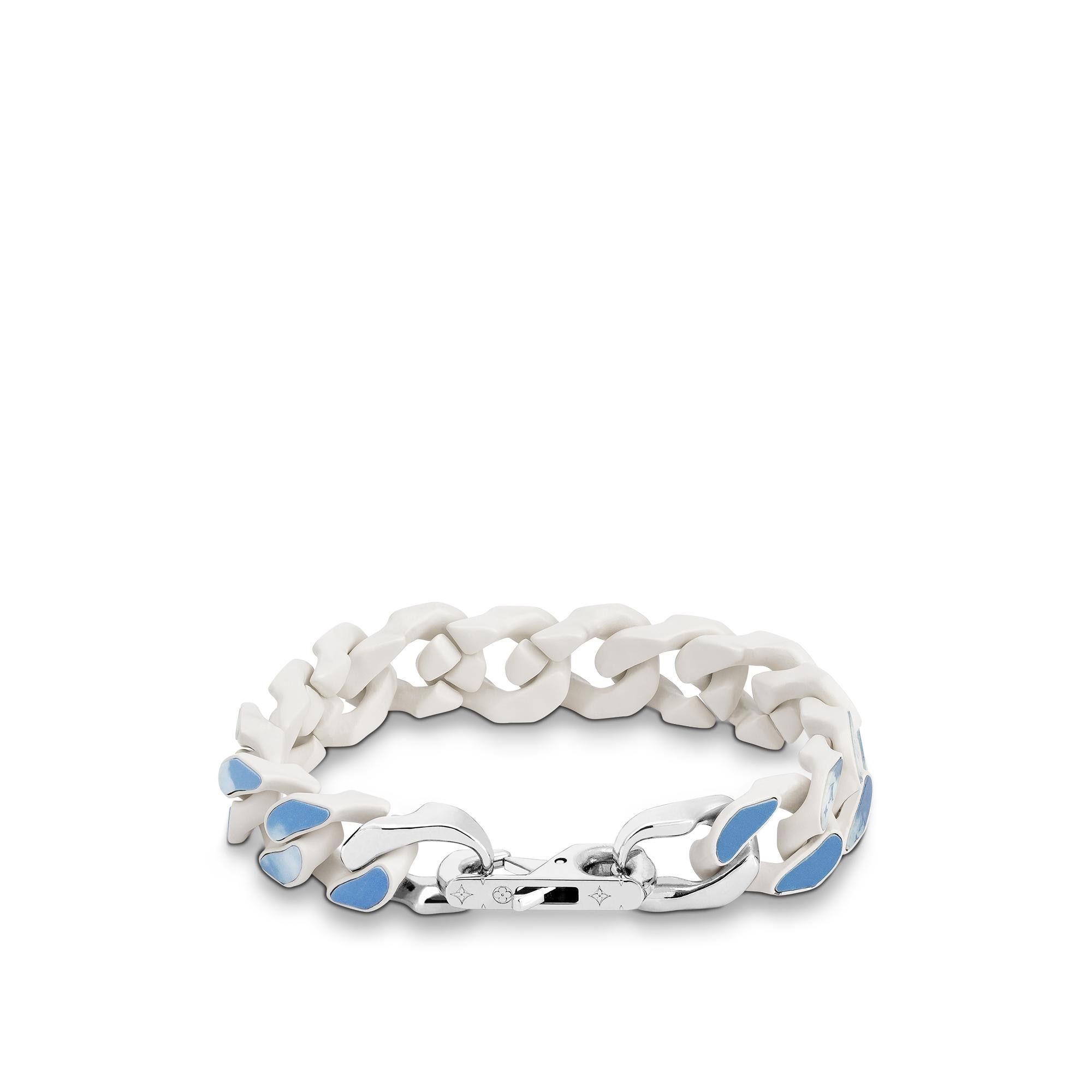 Mens Monogram Clouds Chain Bracelet From Superplayer001, $60.92