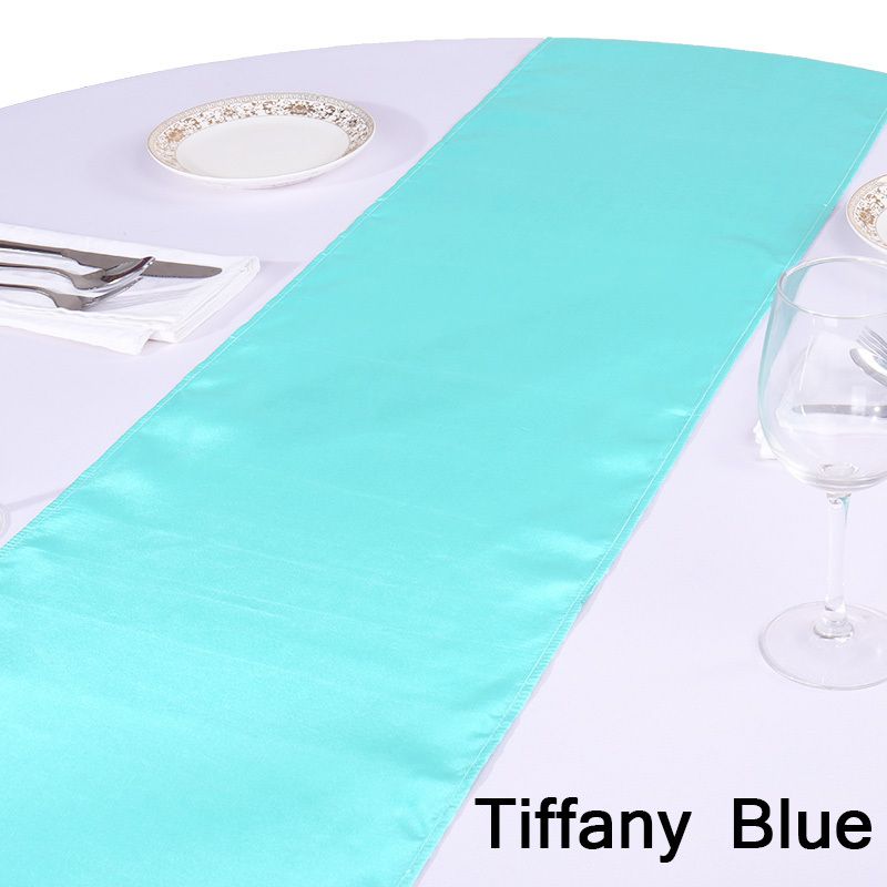 Tiffany Blue-Satin Table Runners-30x27