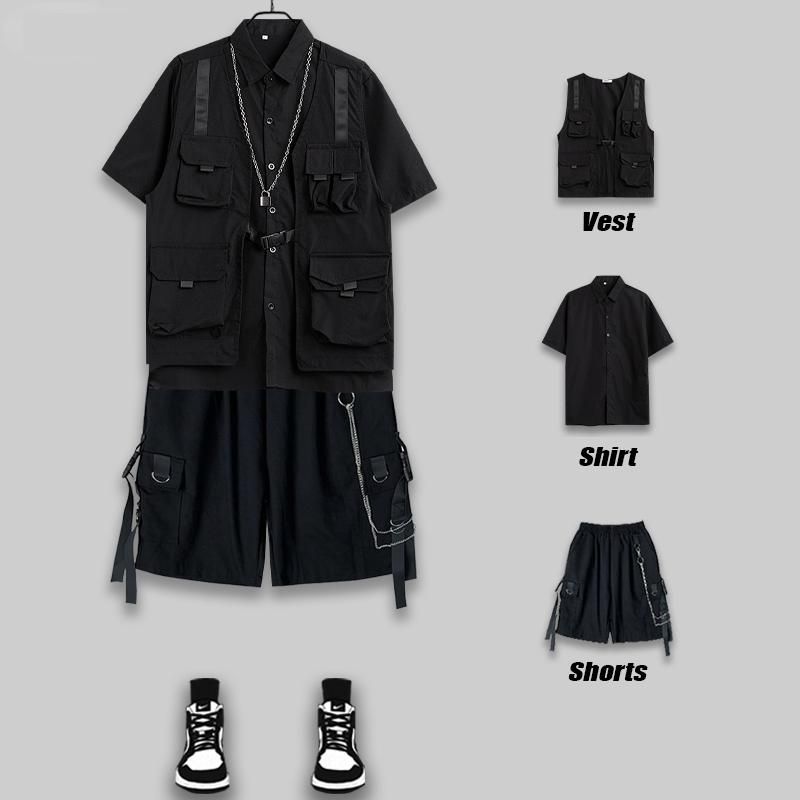 Black Shirt Set