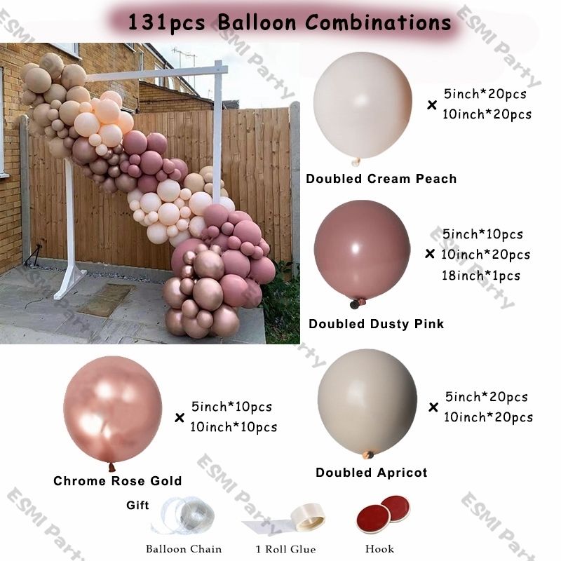 131pcs Balloon
