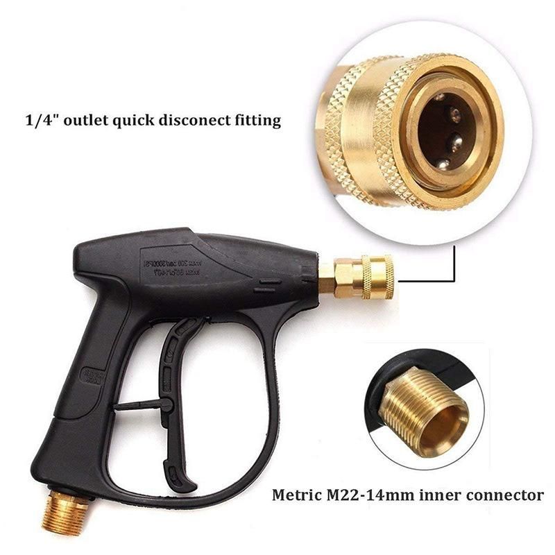 Multipurpose Car Wash Foam Gun for Car Wash Kit M22-14mm and Quick