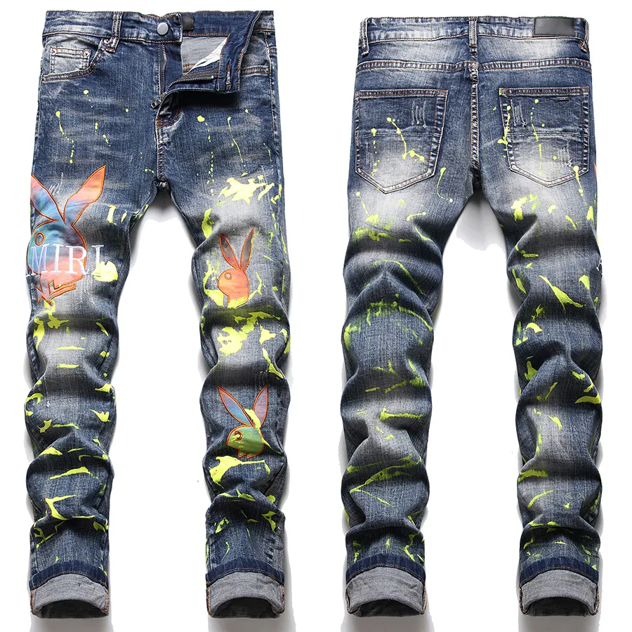 Camp David Pantalones Vaqueros NI:CO Para Hombre Con Costuras De Colores Estilo Vintage. 32W X