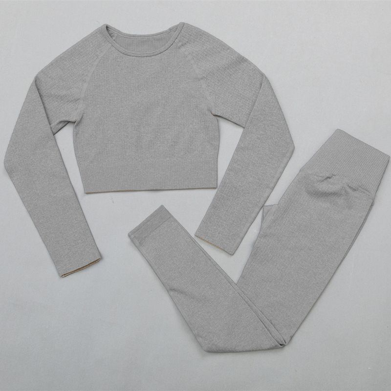 Light Gray Shirt Set