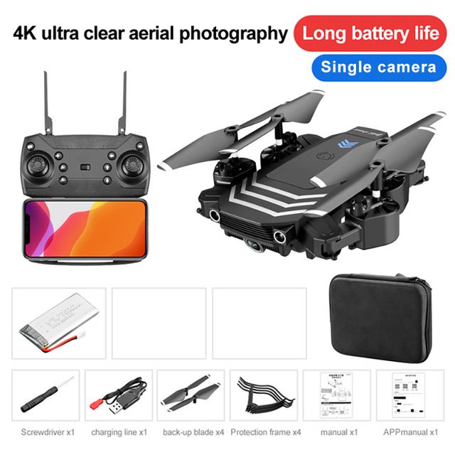 4K Dual Camera+Bag+1*Batteri