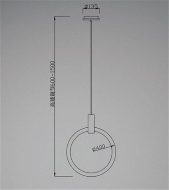 D 40cm Sıcak Beyaz Işık