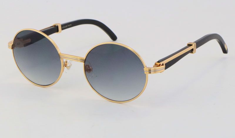 Black Horn/Gold Gray Lens/Size55