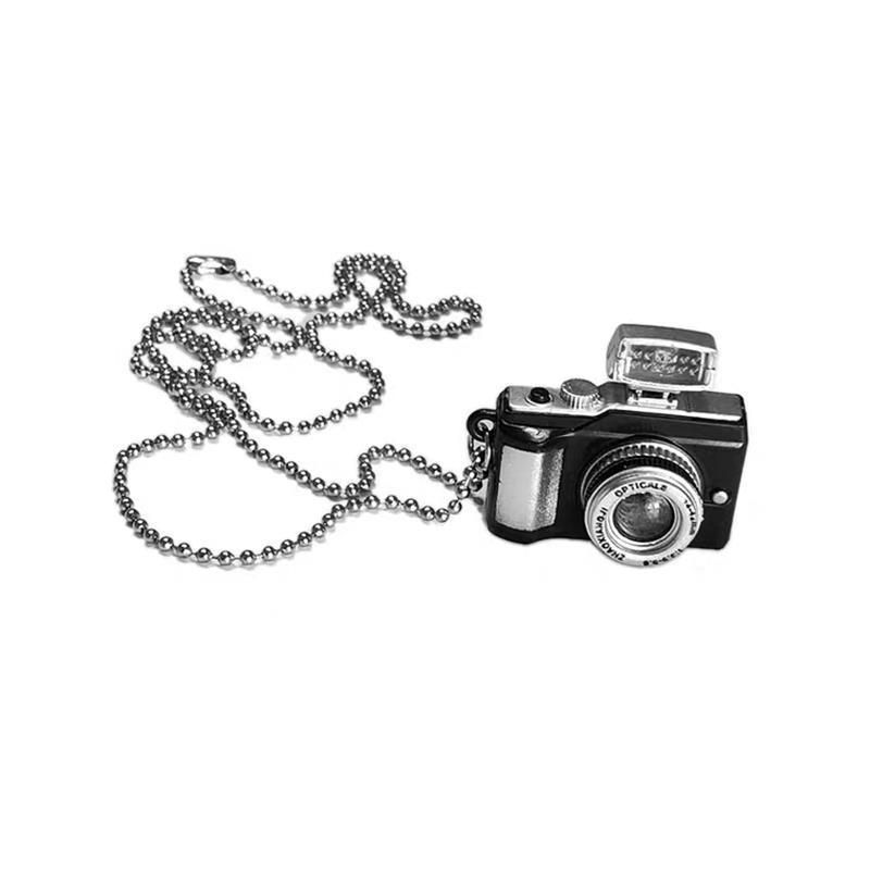 Pendant Necklaces Glowing Camera Men And Women Couple's Lled Light Can Flash TV NecklacePendant Sidn22_voghion.com