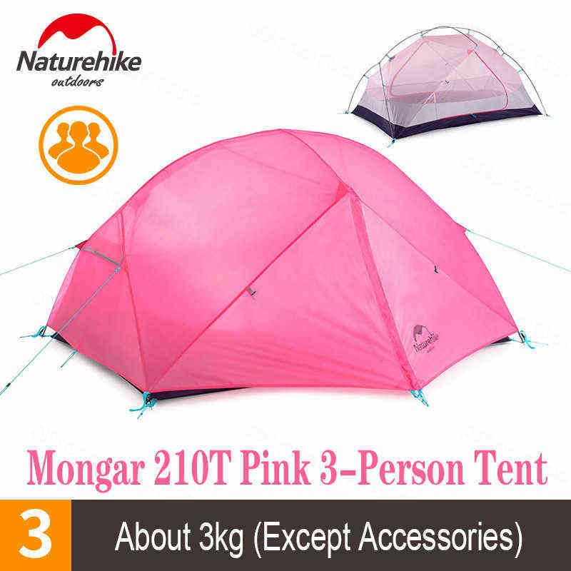 210t Pink 3-person