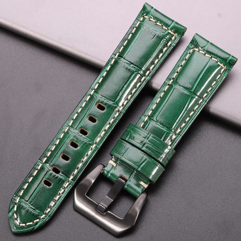 Green Black Buckle-24mm