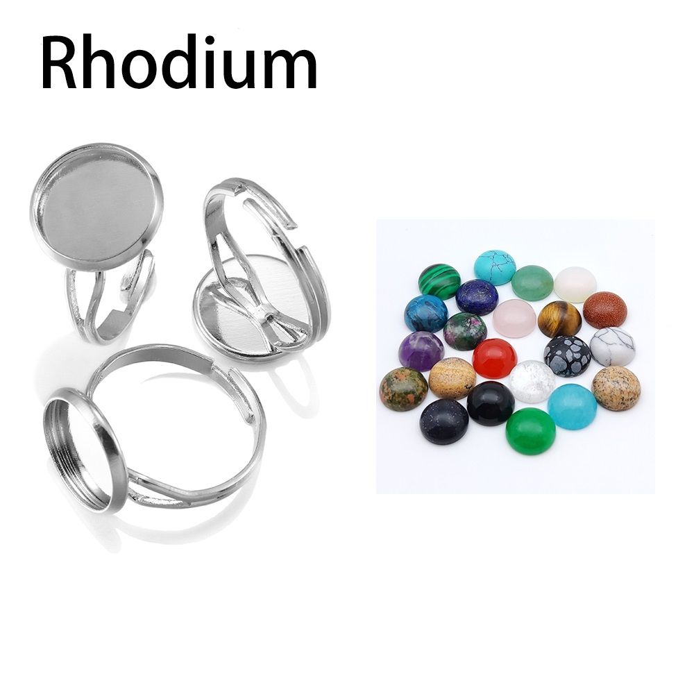 Imitation Rhodium Plated mix stones