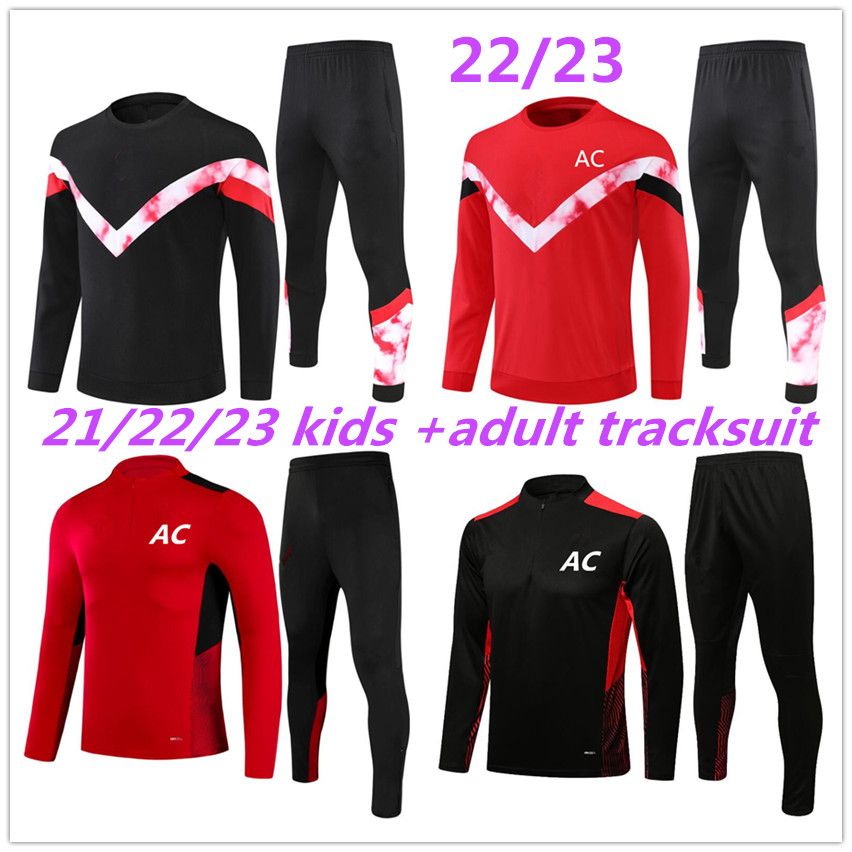 2022 2023 Adult And Kids Tracksuit AC IBRAHIMOVIC PIATEK KAKA Soccer  Survetement 22 23 Maillot De Foot CALHANOGLU Football Long Sleeve Milans  Training Suit From Psgjerseys, $21.14 | DHgate.Com