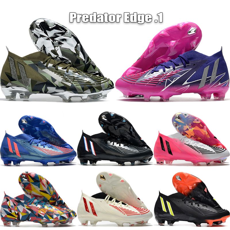 Predator Edge .1 FG Men Soccer Shoes Shoelace Swarovski Champions Code
