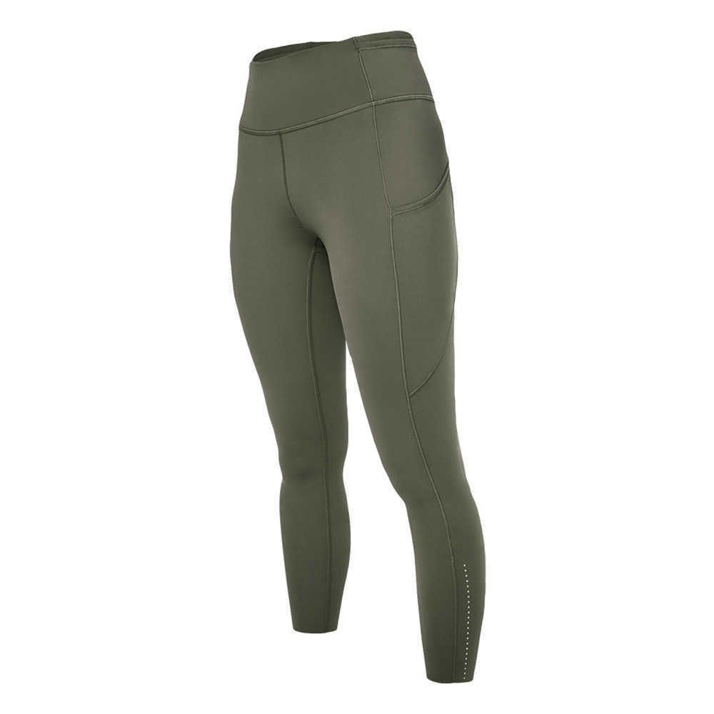 pantalones de bolsillo múltiples verdes de musgo