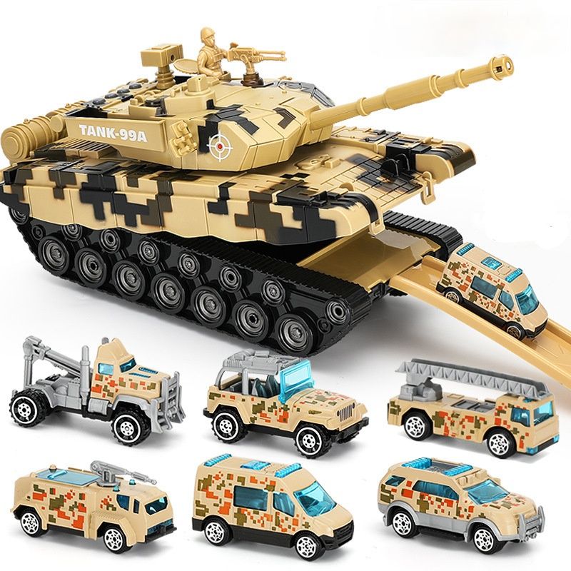 b Tank Wiith 6 Cars