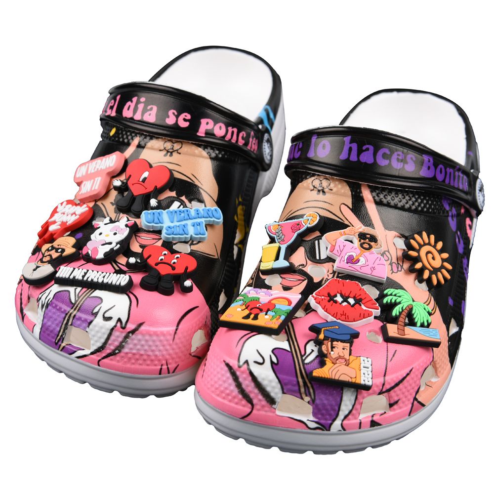 Wholesale Designer Custom Soft Shoe Decorations Cartoon Croc