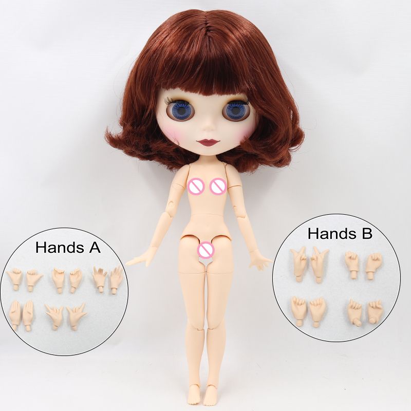 White Matte Face-30cm Height Doll16