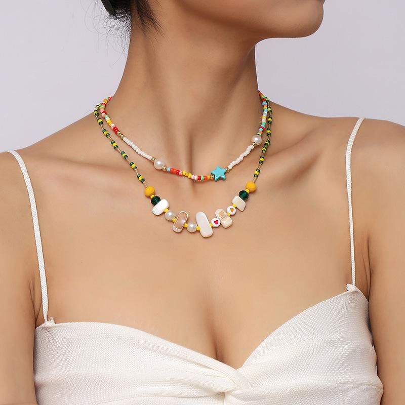 Collier multicolore