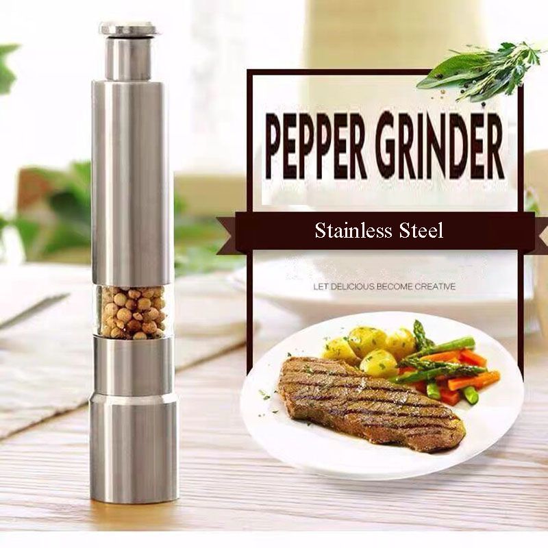Black Pepper and Spice Grinder, Manual Pepper Mill