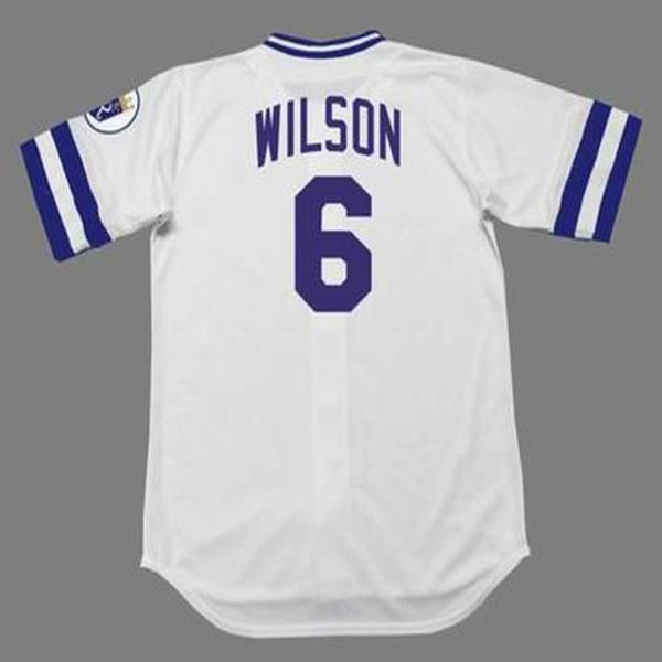 6 Willie Wilson 1985 White