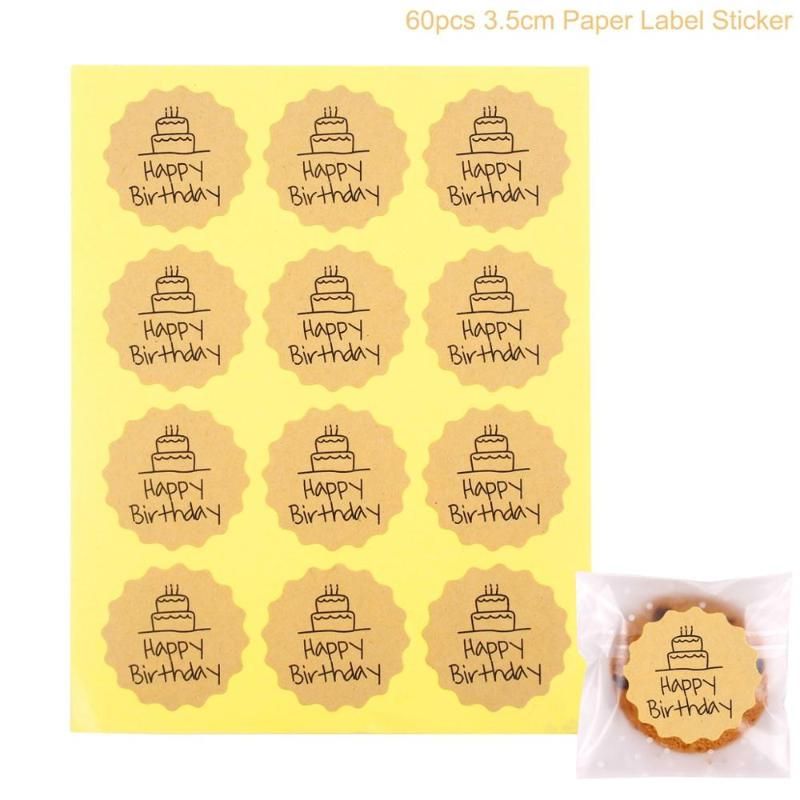 60pcs 3.5cm stickers