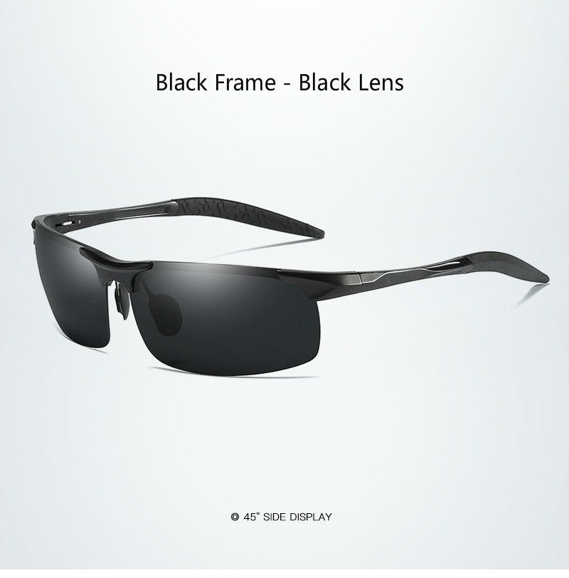 Black - Black Lens-with Glasses Bag