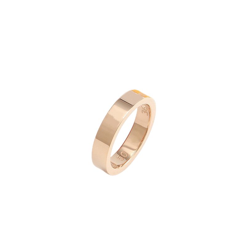 4MM Rose Gold No Diamond + Dust Bag