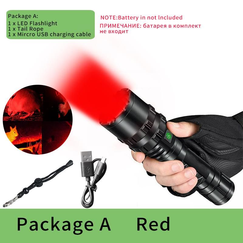 Package A Red China black 18650 Lithium