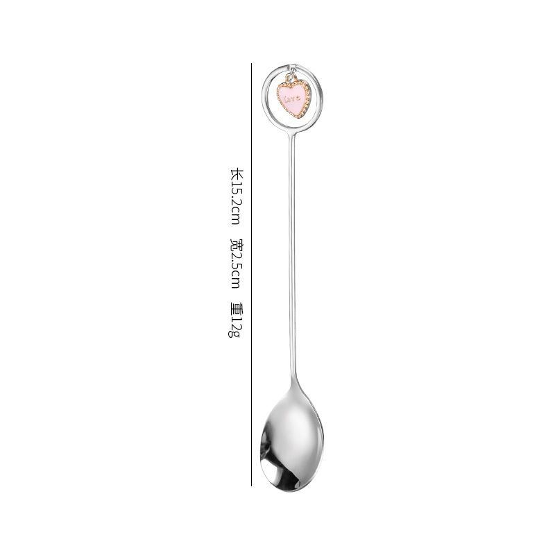 silver heart spoon