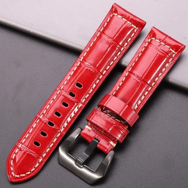 Red Black Buckle-24mm