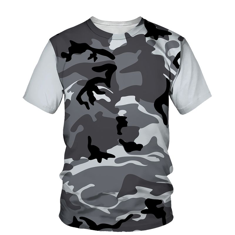 Camuflagem de tees-cinza