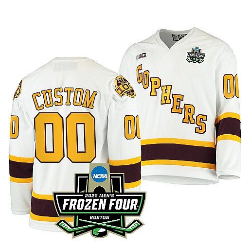 2022 White with Frozen Four Patch