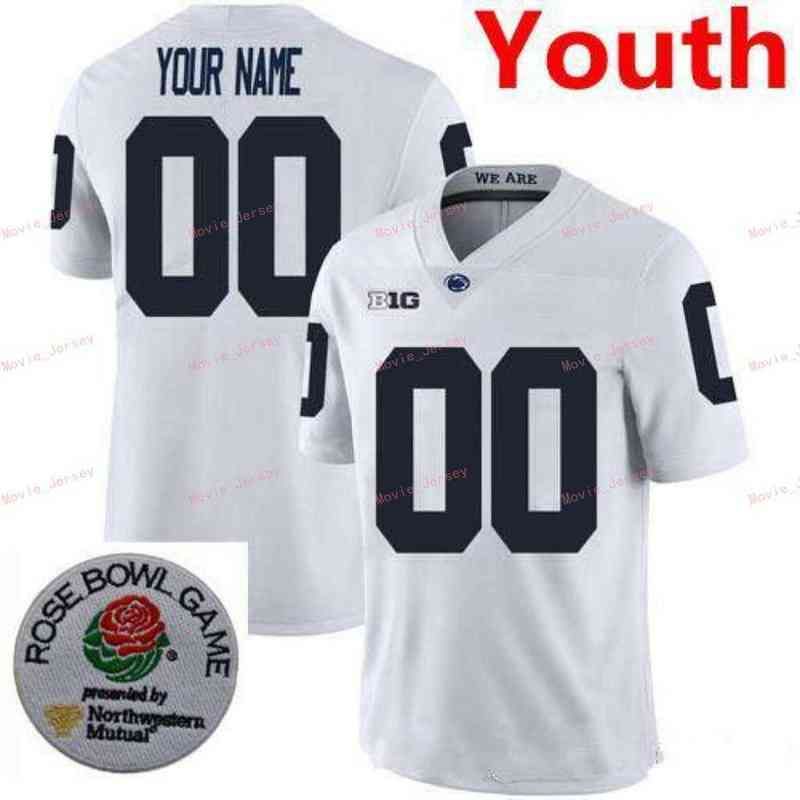 Youth White Name with Rose Bowl