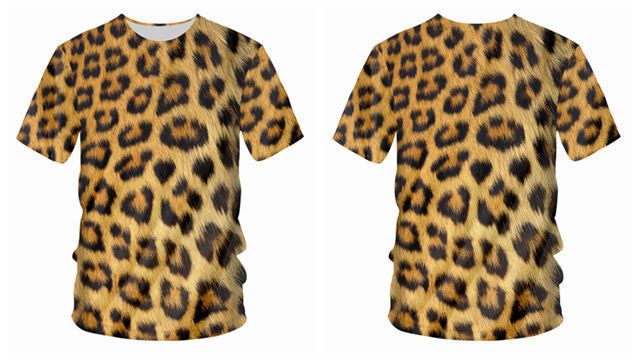T-shirt de leopardo