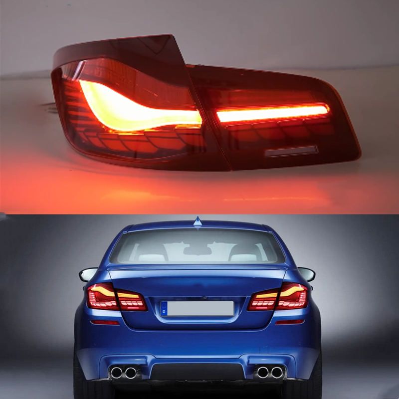 Automobile Brake Reverse Rear Lamp LED Car Taillights For BMW 5 Series Start Up Animation Parking Running Lighting Assembly Automobile Brake Reverse Rear Lamp LED Car Taillights For BMW 5 Series Start Up Animation Parking Running Lighting Assembly
