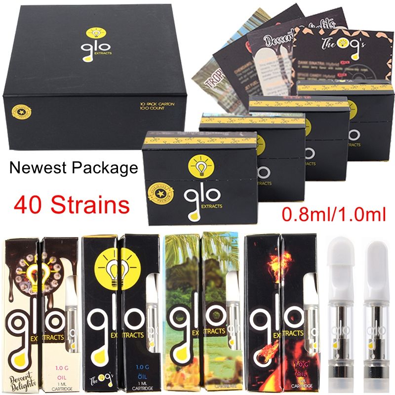 Newest Premium Glo Extracts Atomizers Hologram Box Empty Carts 0.8ml 1ml  Ceramic Vape Cartridges Packaging Thick Oil Dab Vaporizer 510 Thread E  Cigarettes From Dgc_glass, $0.81 | DHgate.Com
